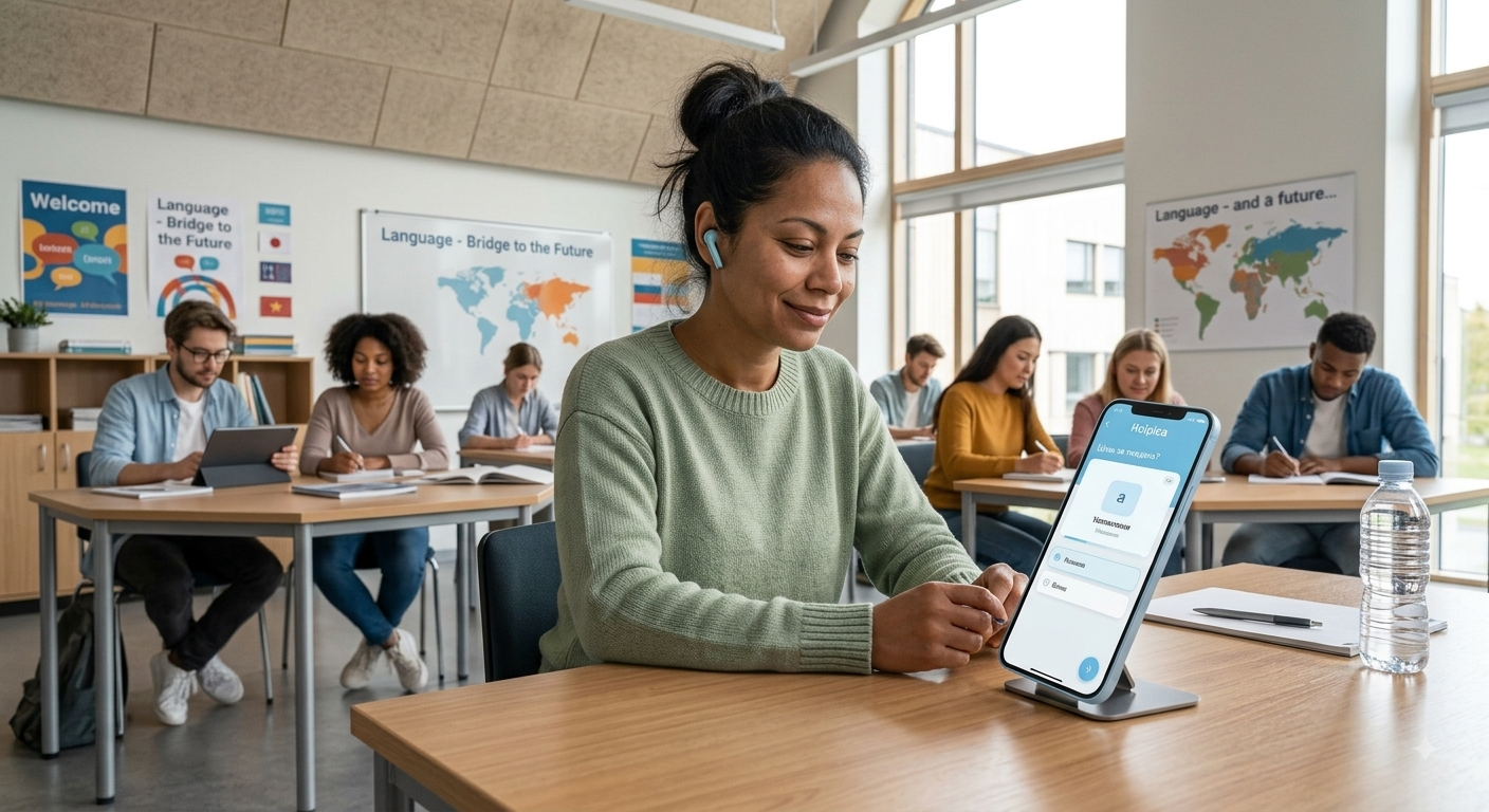 A language-learning interaction structured around the capacity available to the learner
